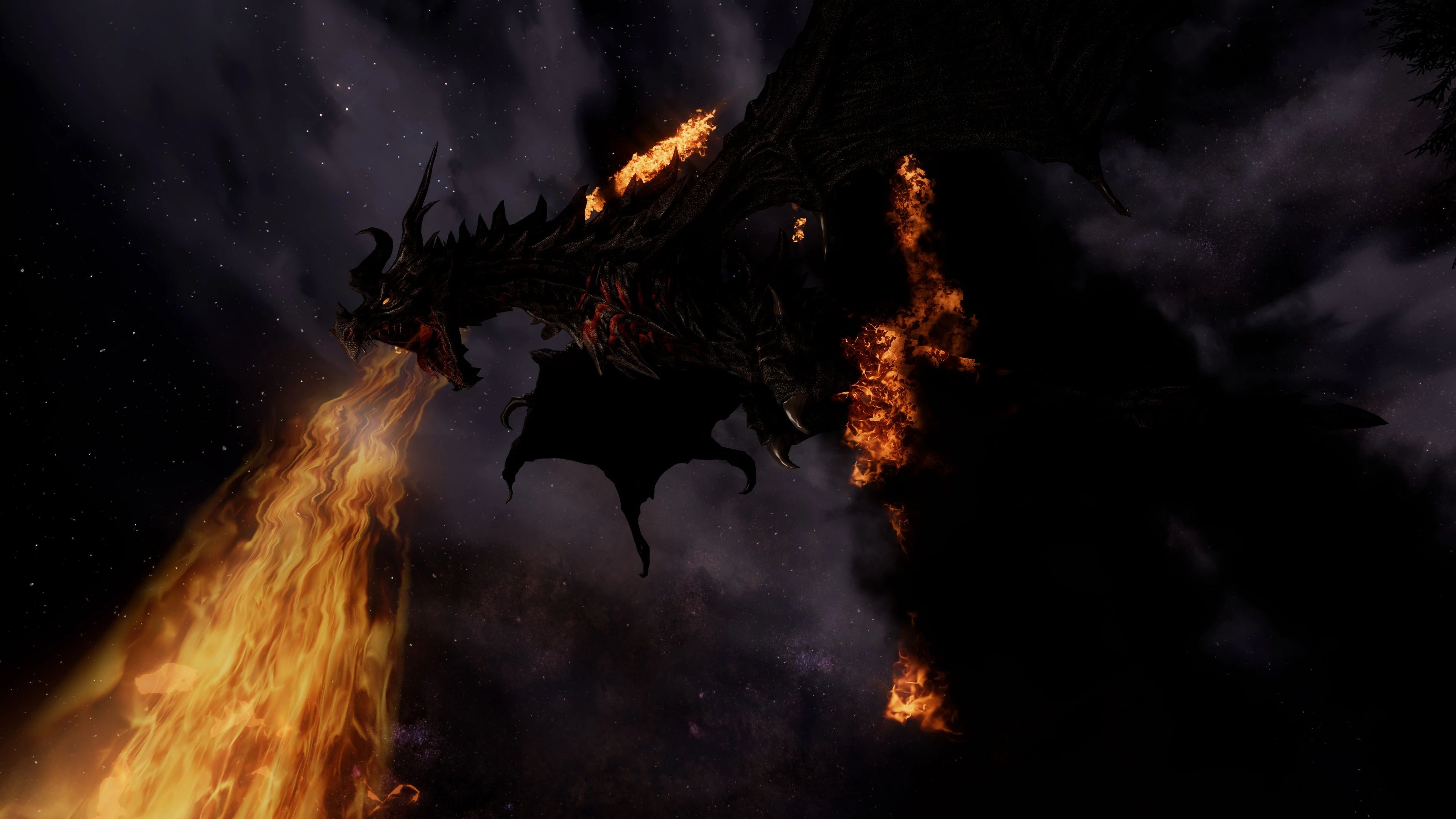 Edmond's ALDUIN THE WORLD-EATER (Ultra HD - 4k 8k and 16k Dragon Retexture) mod for The Elder Scrolls V: Skyrim Special Edition