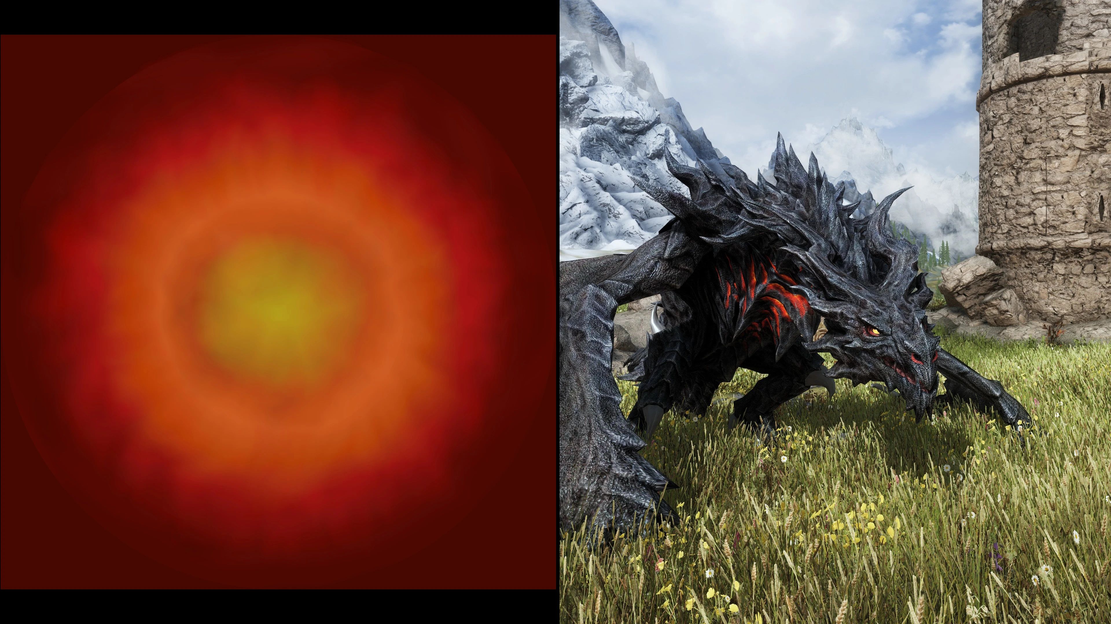 Edmond's ALDUIN THE WORLD-EATER (Ultra HD - 4k 8k and 16k Dragon Retexture) mod for The Elder Scrolls V: Skyrim Special Edition