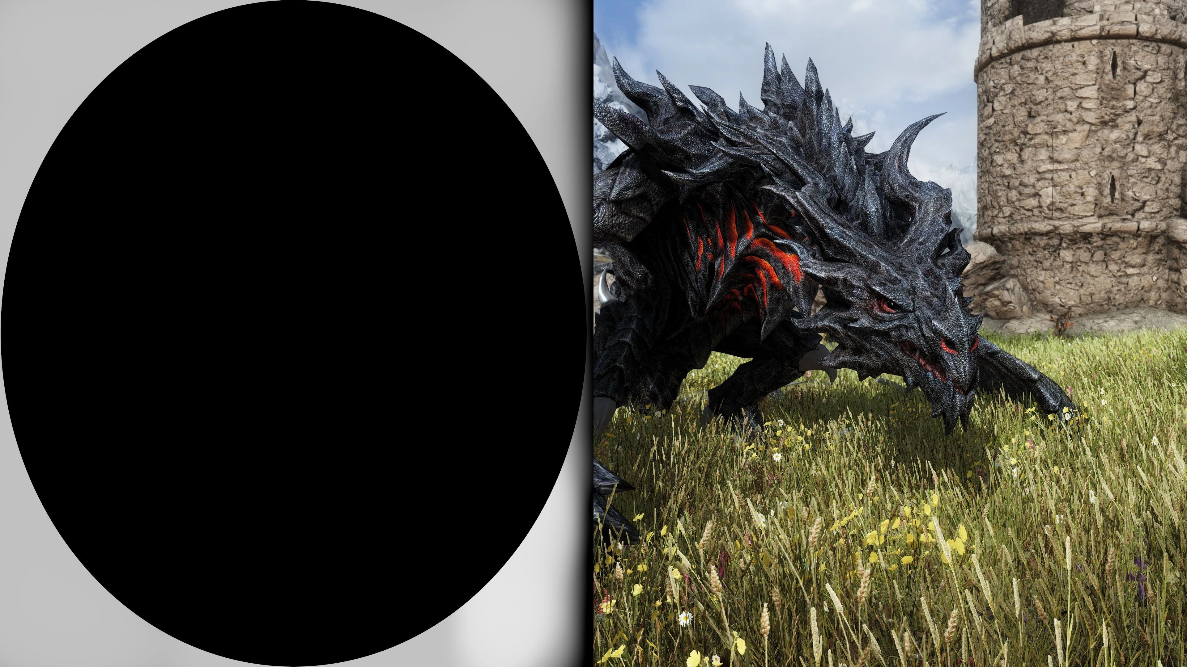 Edmond's ALDUIN THE WORLD-EATER (Ultra HD - 4k 8k and 16k Dragon Retexture) mod for The Elder Scrolls V: Skyrim Special Edition