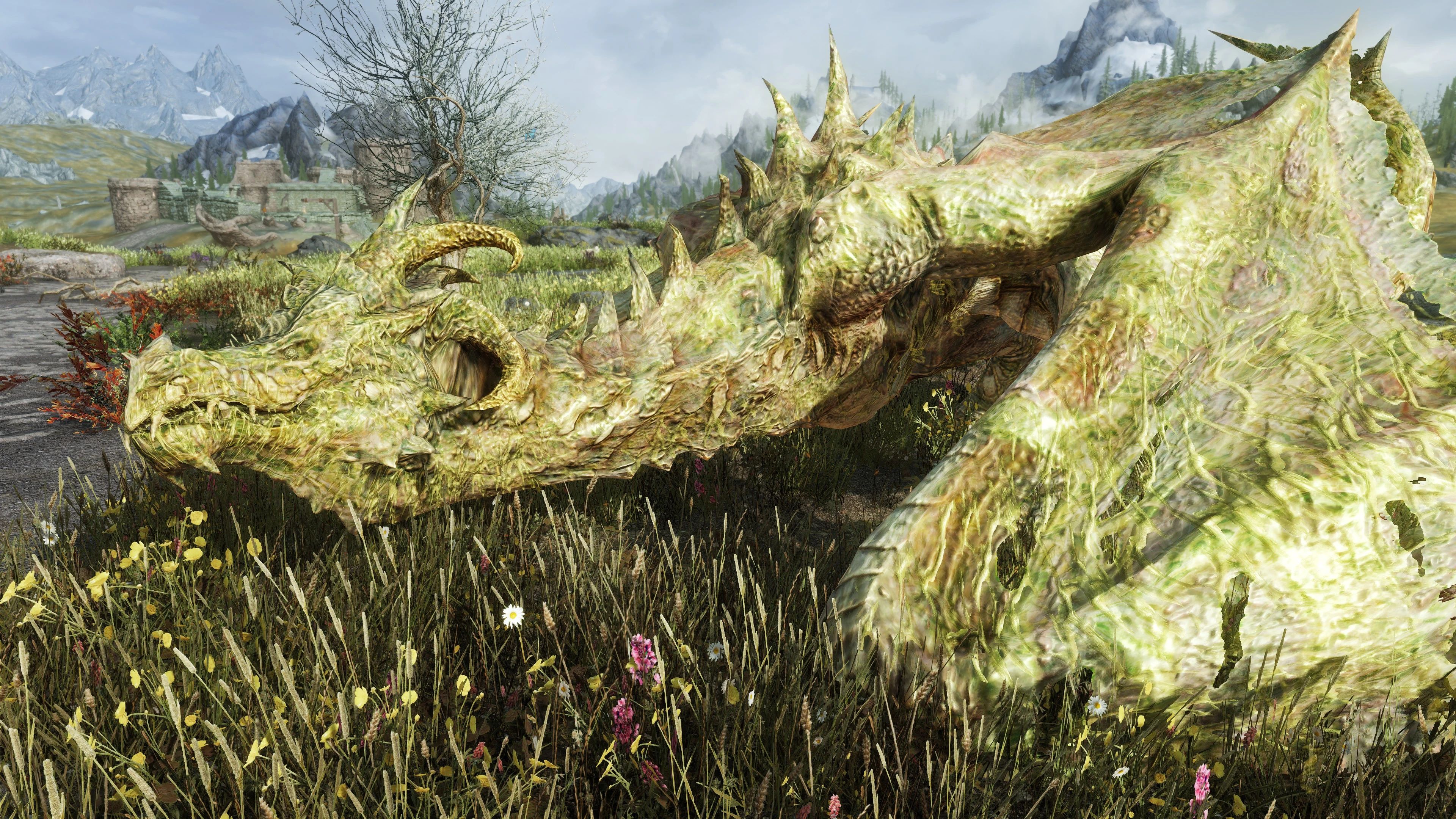 Edmond's DURNEHVIIR GOD OF DEATH - REMASTERED (Ultra HD Dragon Retexture) mod for The Elder Scrolls V: Skyrim Special Edition
