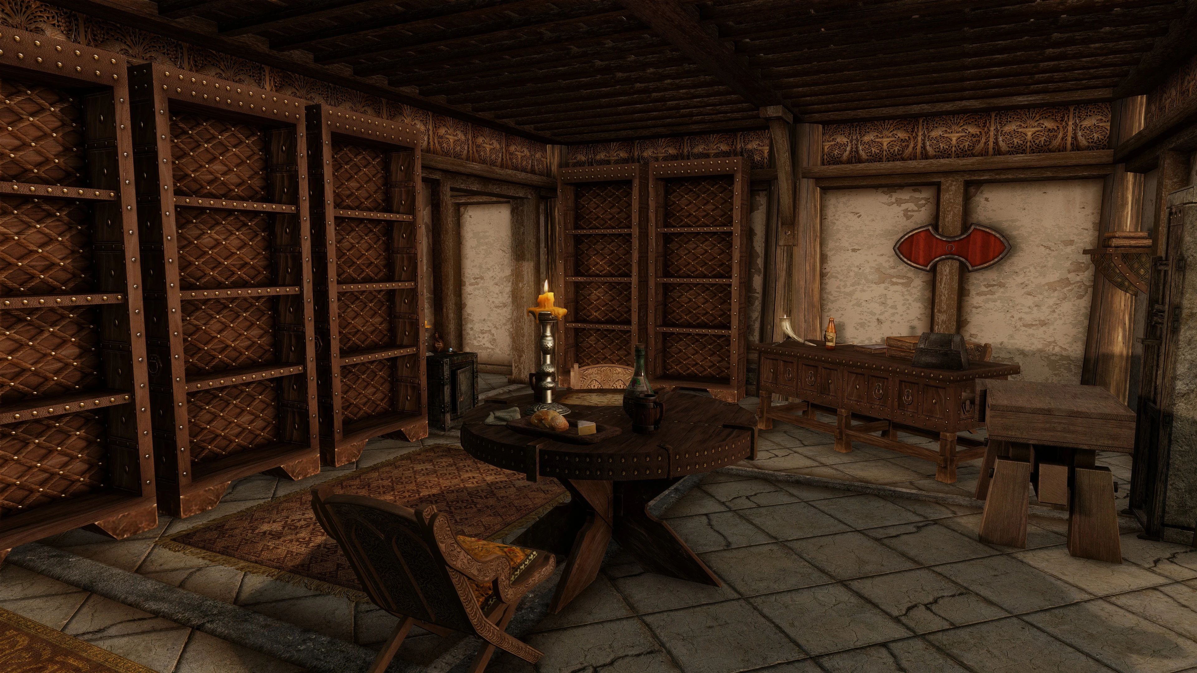 Edmond's Hearthfire Improvements - Better Library-Brew Mead-Large Armory-and More mod for The Elder Scrolls V: Skyrim Special Edition