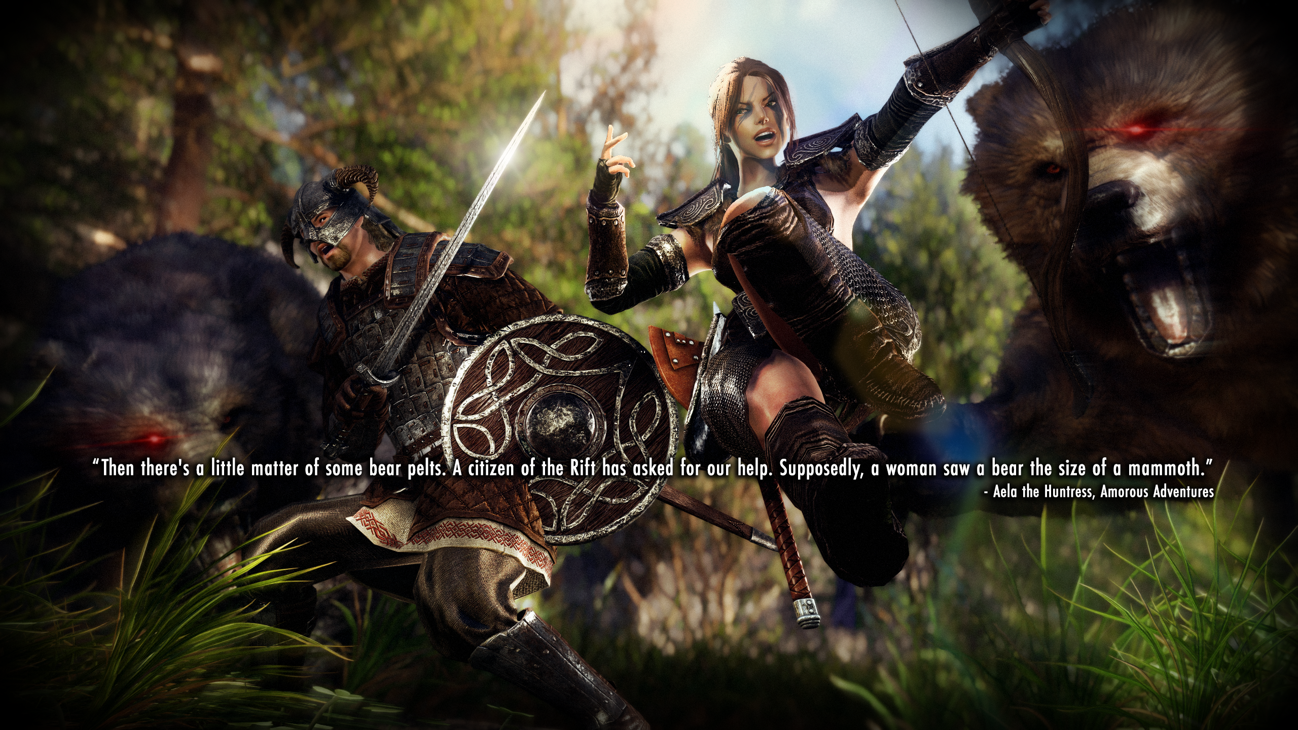 Aela Revoiced mod for The Elder Scrolls V: Skyrim Special Edition