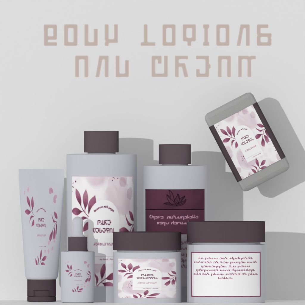 Body Care Clutter Set | Modern Bathroom Decor Collection mod for The Sims 4 