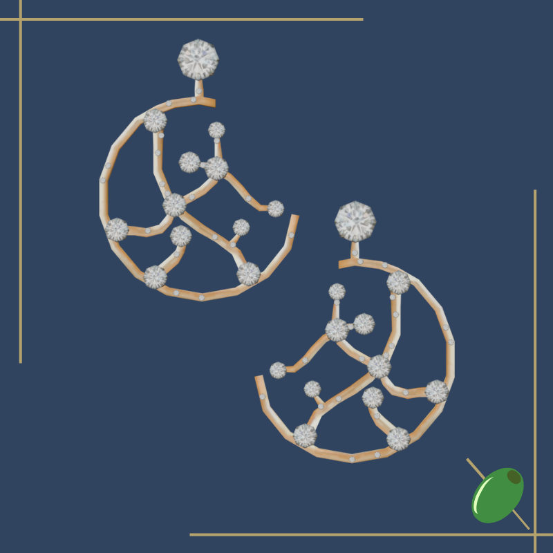 Constellation Earrings mod for The Sims 4 