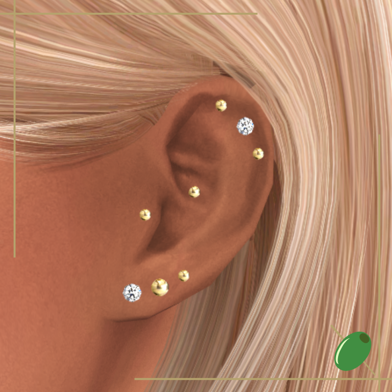 Gina Piercings mod for The Sims 4 