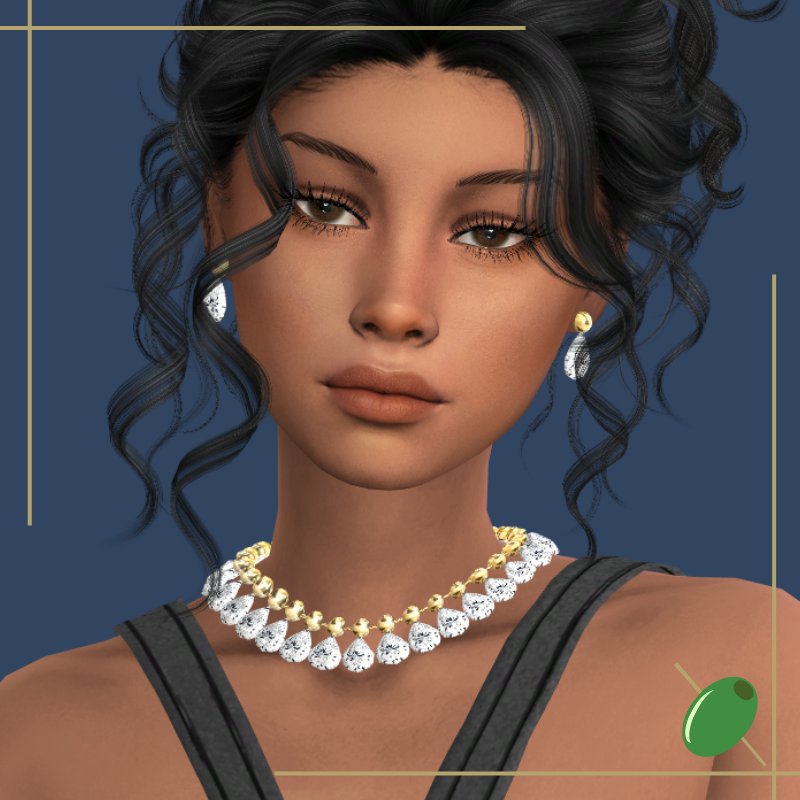 Alice Diamond Necklace mod for The Sims 4 