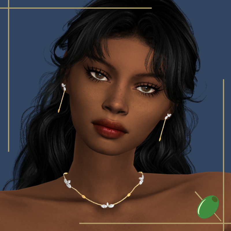 Elsie Dainty Earrings mod for The Sims 4 