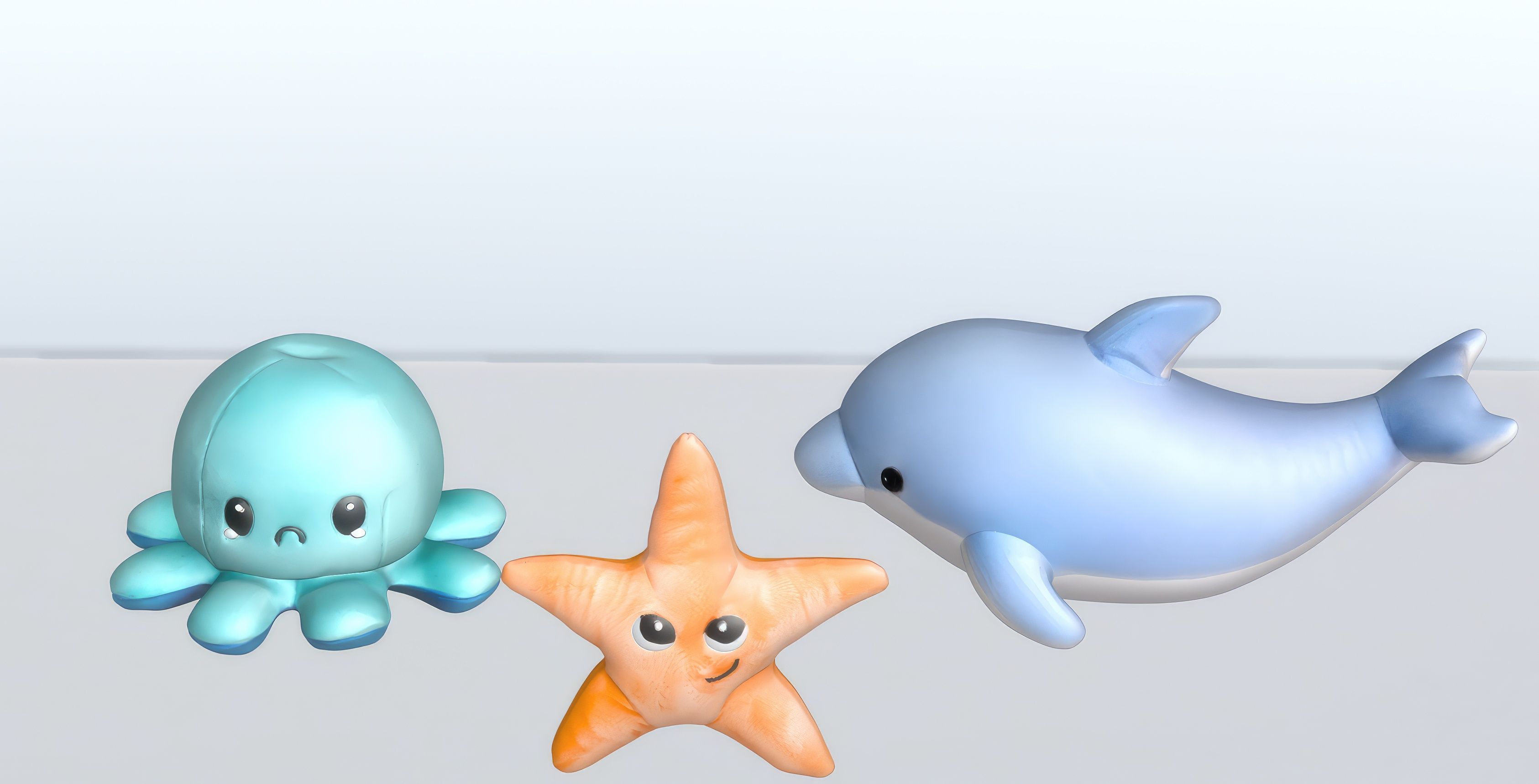 Sea Animals plush toys set mod for The Sims 4 