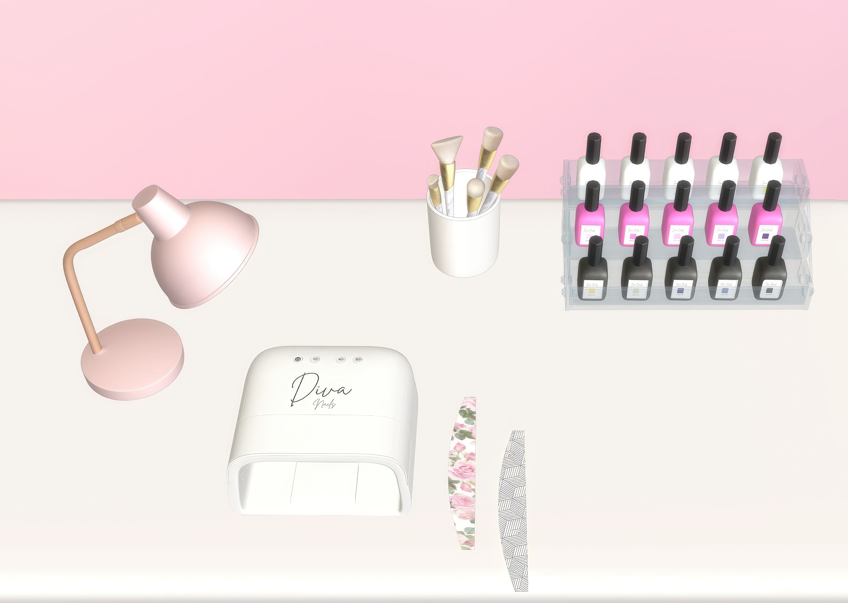 Diva nails set mod for The Sims 4 