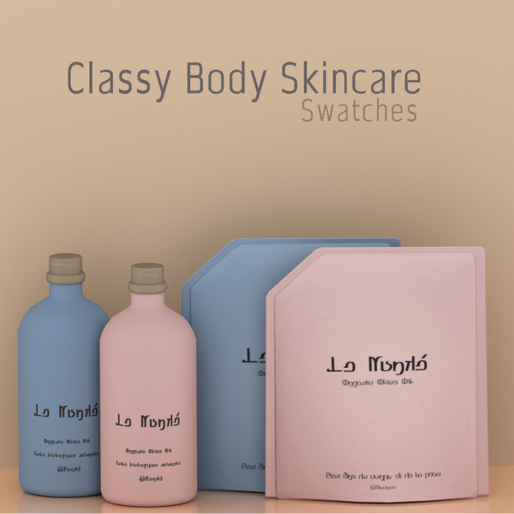 Classy body skincare mod for The Sims 4 