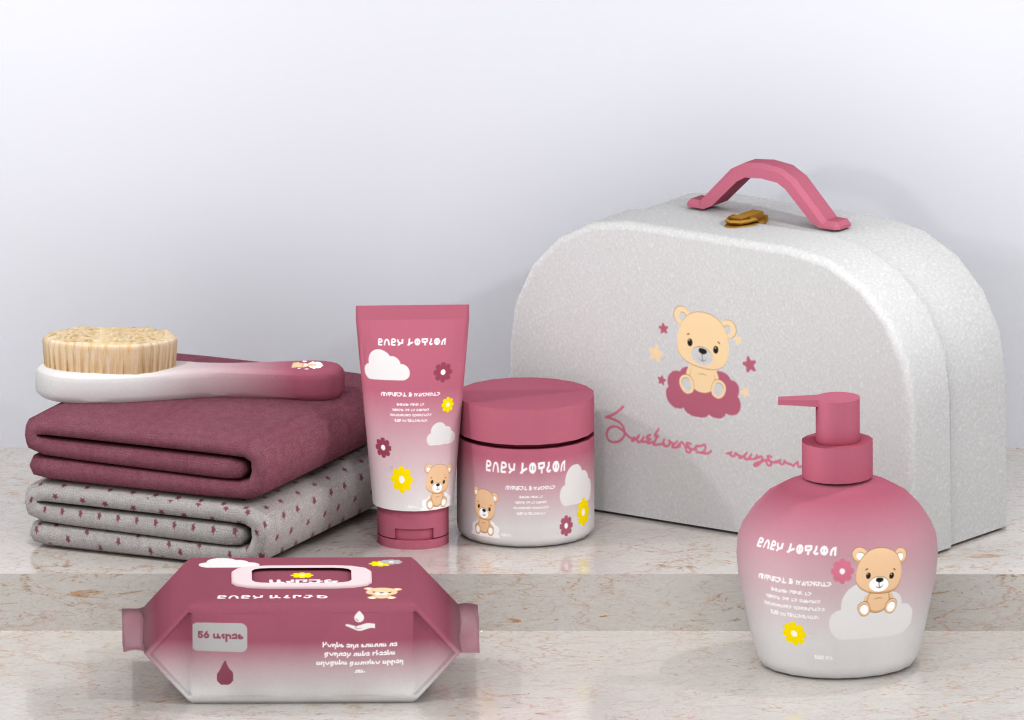 Baby Care Clutter Set | Modern Nursery Decor Collection mod for The Sims 4 