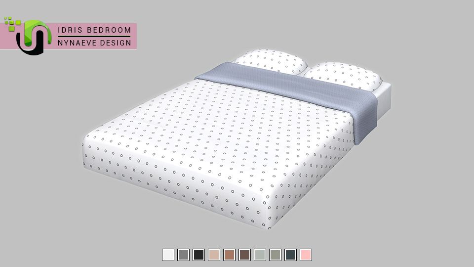 Idris Bedroom mod for The Sims 4 