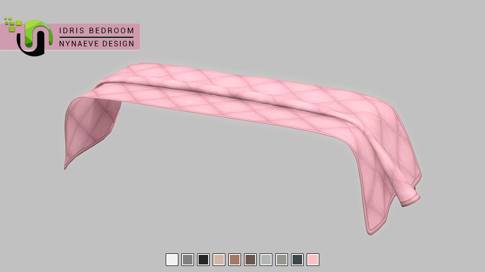 Idris Bedroom mod for The Sims 4 