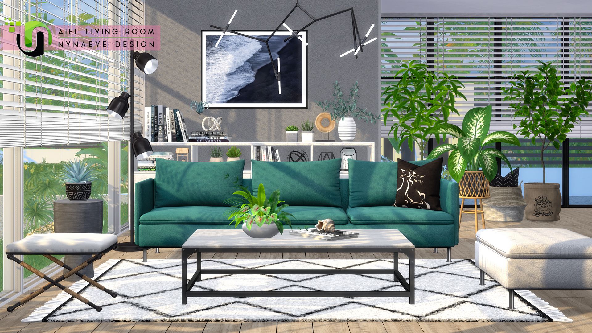 Aiel Living Room mod for The Sims 4 