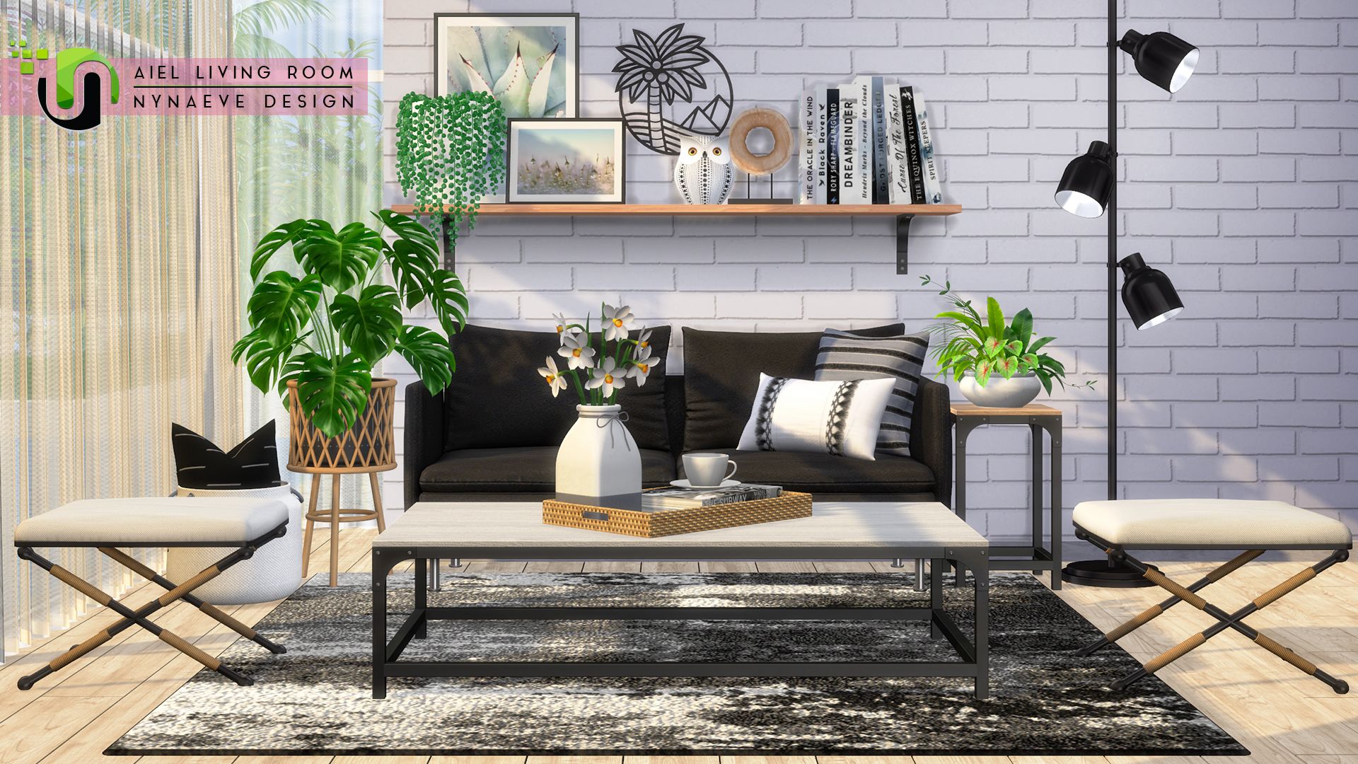 Aiel Living Room mod for The Sims 4 