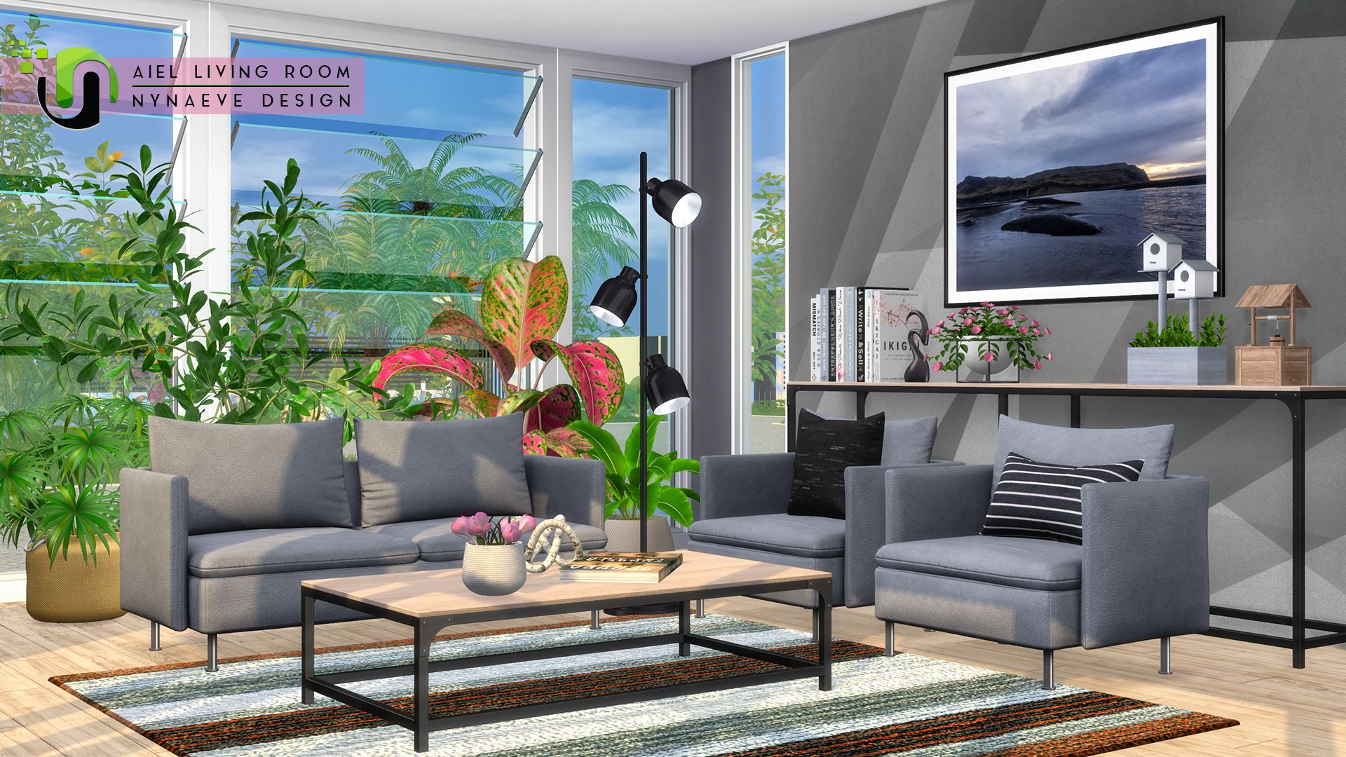 Aiel Living Room mod for The Sims 4 