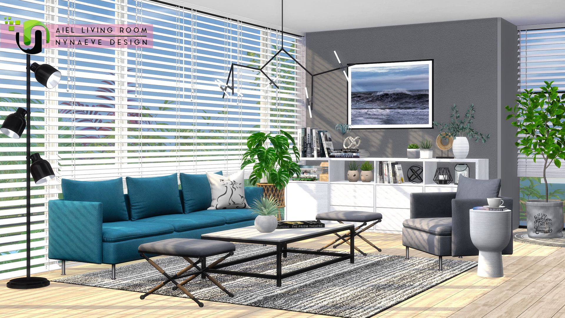Aiel Living Room mod for The Sims 4 