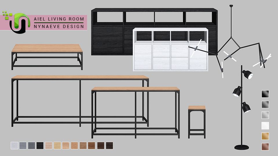 Aiel Living Room mod for The Sims 4 