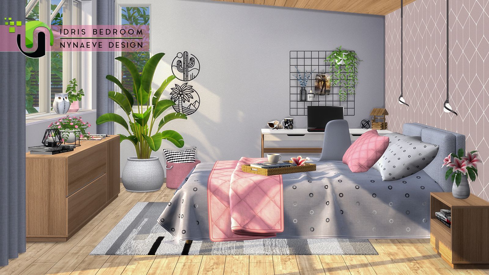 Idris Bedroom mod for The Sims 4 