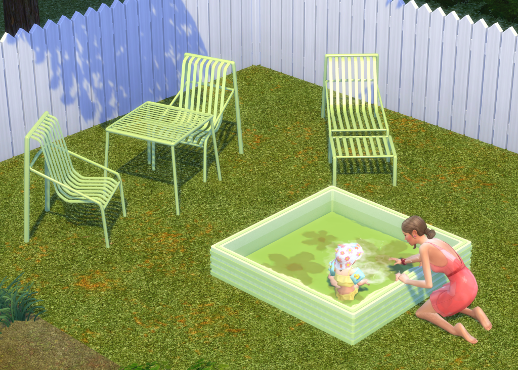 Summer Garden | Outdoor Furniture, Pool & Lounge CC mod for The Sims 4 