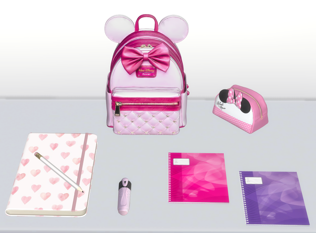 Disney Minnie backpack mod for The Sims 4 