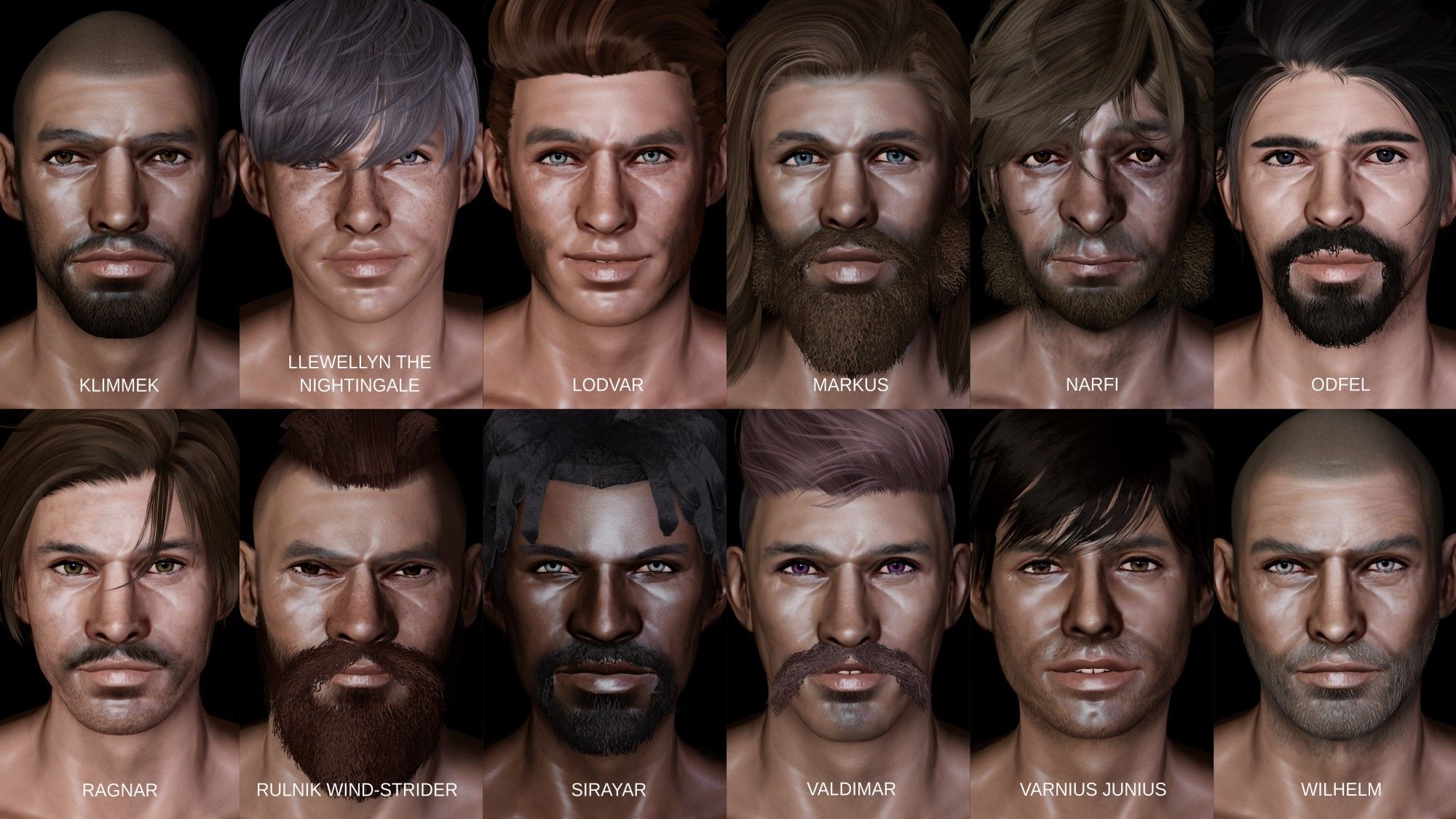 Miggyluv's NPCs - Men of Skyrim mod for The Elder Scrolls V: Skyrim Special Edition