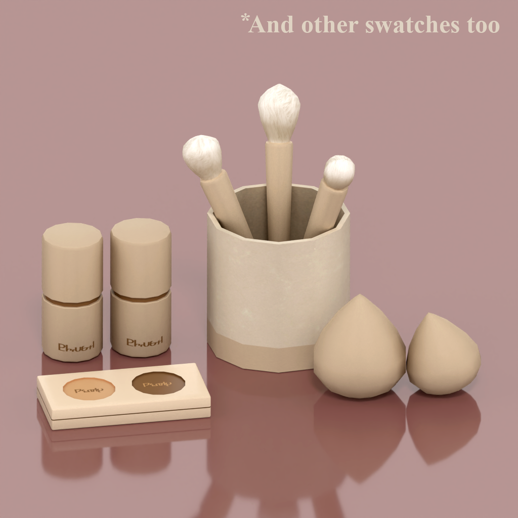 Pink Makeup Cosmetics Clutter mod for The Sims 4 