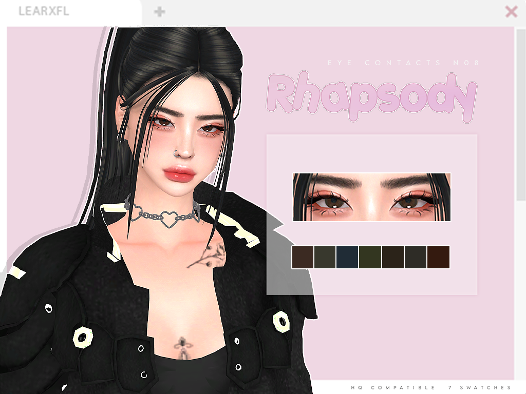Learxfl Rhapsody Eyes mod for The Sims 4 