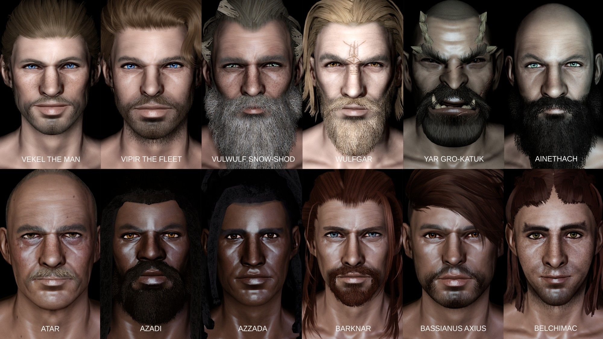 Miggyluv's NPCs - Men of Skyrim mod for The Elder Scrolls V: Skyrim Special Edition