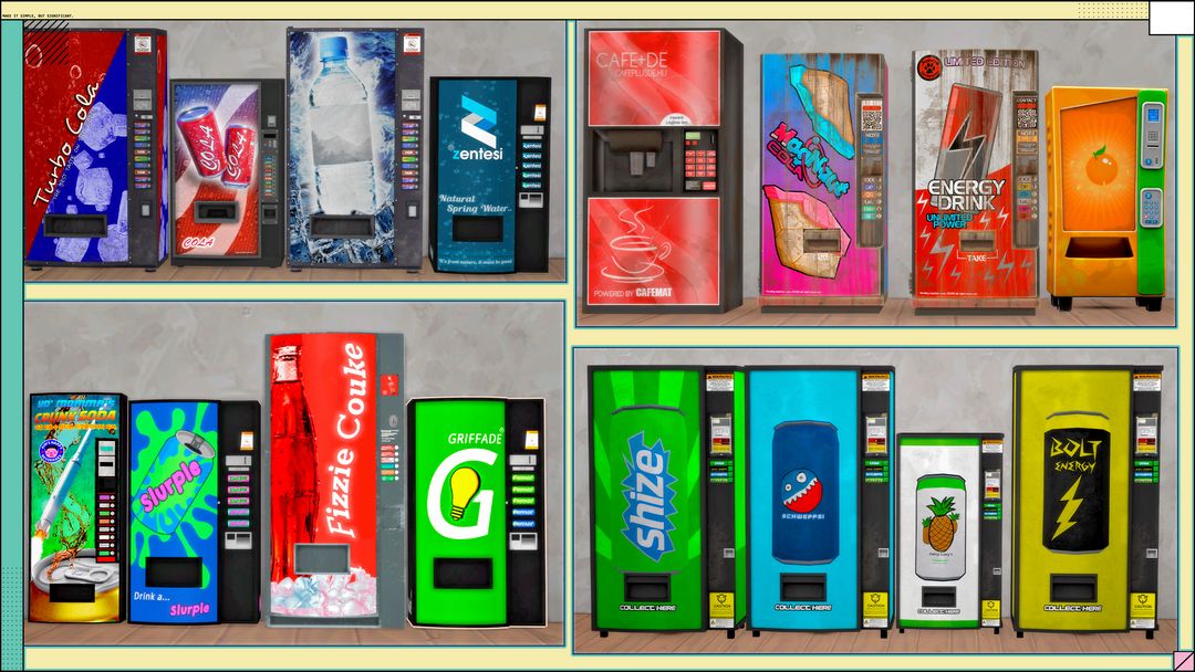 collection Vending Machine mod for The Sims 4 