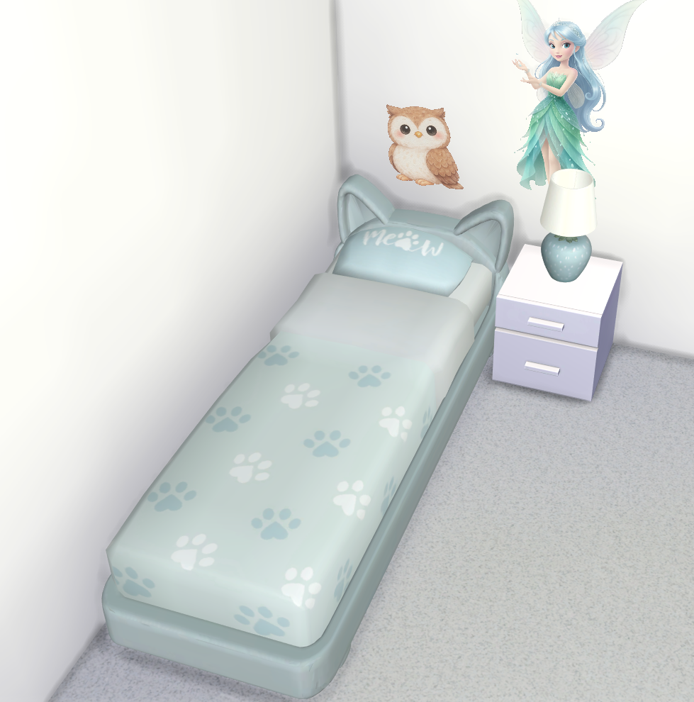 Kitty Kids Bed  mod for The Sims 4 