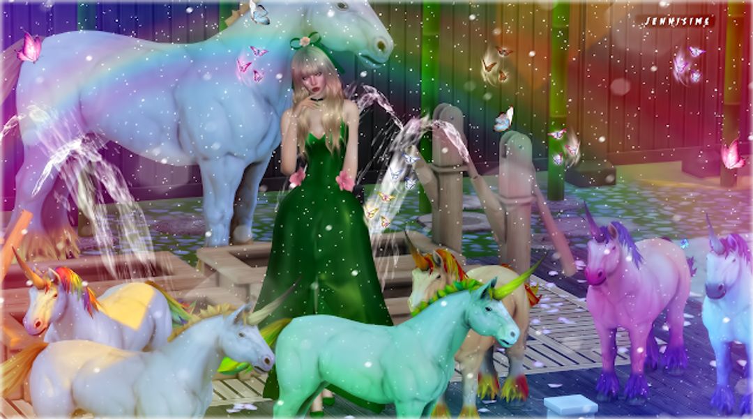 Horse Unicorn mod for The Sims 4 