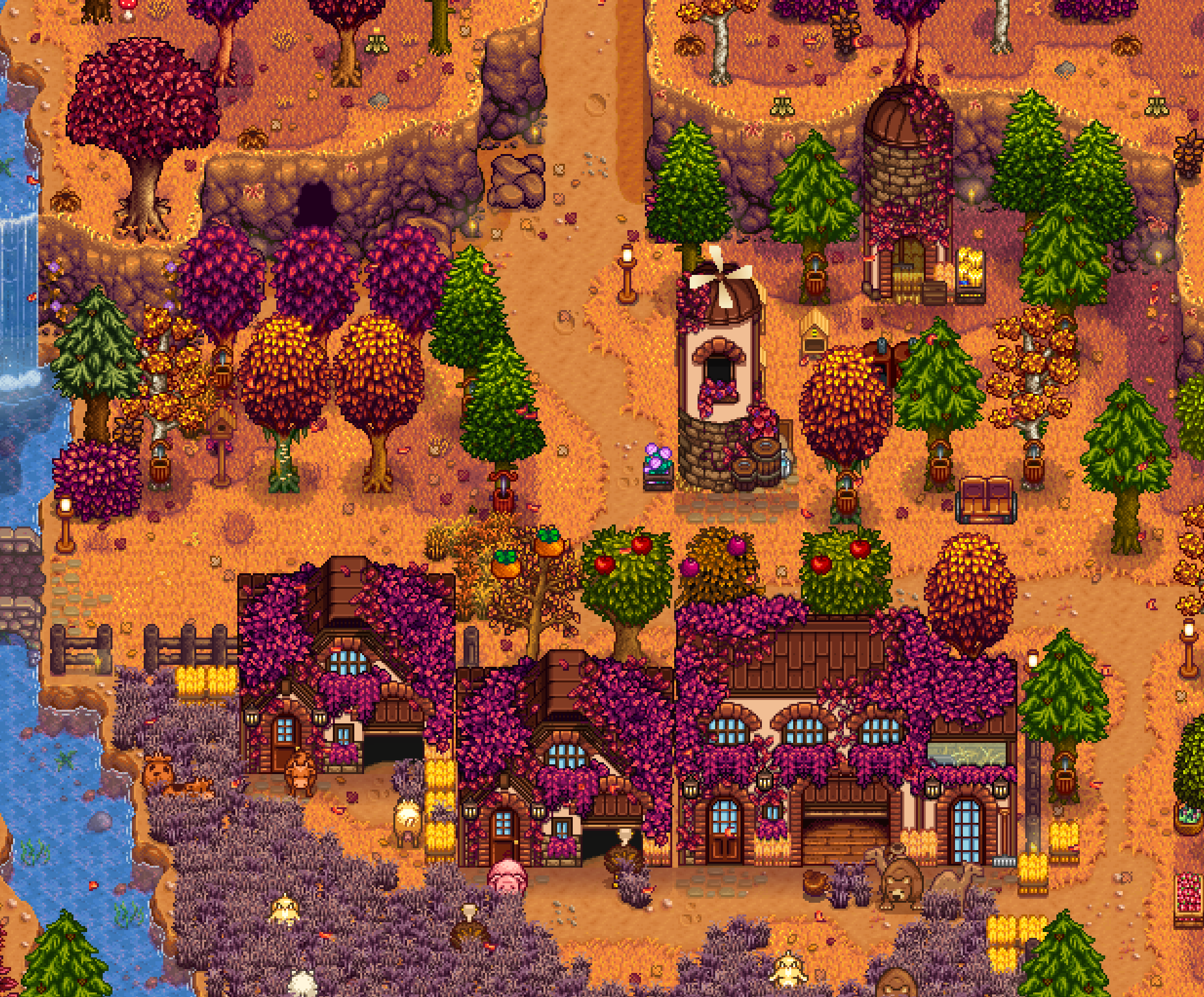 HxW Bee Stoneworks Farm Buildings mod for Stardew Valley