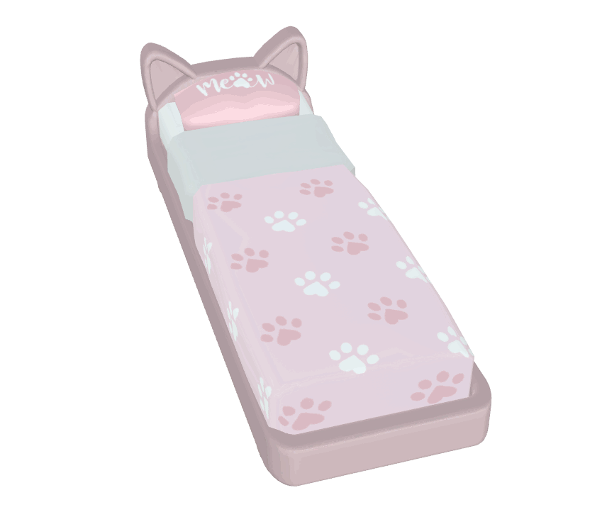Kitty Kids Bed  mod for The Sims 4 