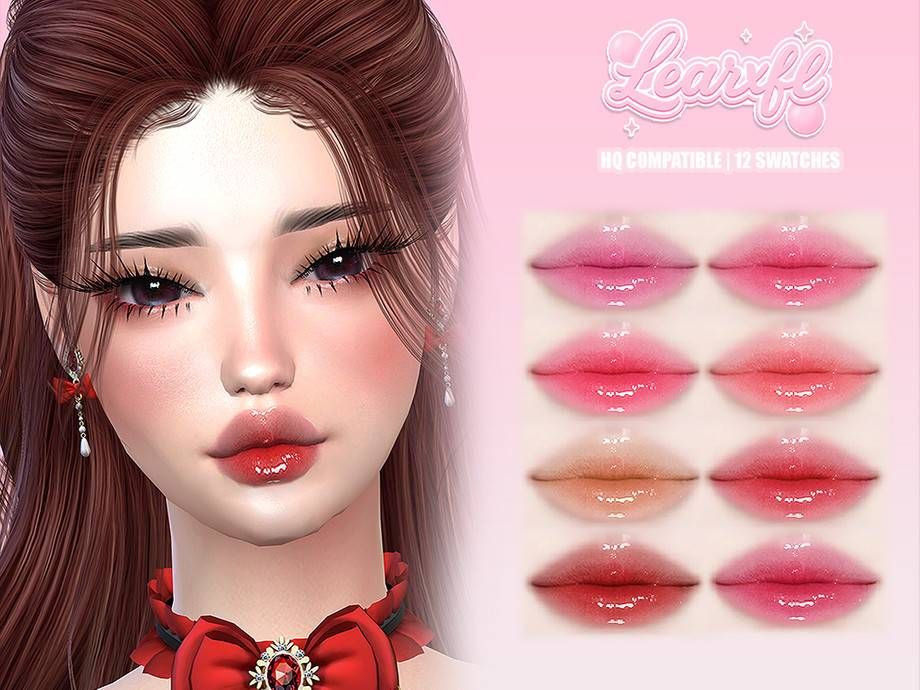 Learxfl Candy Tint Lipstick mod for The Sims 4 